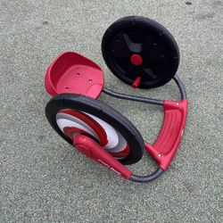 Youth Rider - Radio Flyer, Cyclone Ride-on for Kids, Arm Powered, 16" Wheels, Red, 