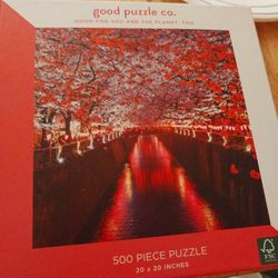 Brand New 500 Piece Cherry Blossom Puzzle 