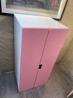 Ikea Stuva Kids' Nursery Kid's Pink Storage Closet Wardrobe