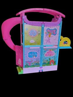 BARBIE CHELSEA Elevator Slide transforming Playhouse w accs.