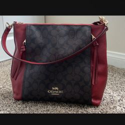 Coach Marlon Hobo In Signature Canvas