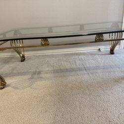 vintage and antique pieces, BRASS SIDE TABLE