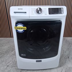 Maytag 4.5 cu. ft. Front Load Washer with Extra Power, Cycle Memory, ADA Compliant, and Energy Star - White (MHW5630HW-D-0510)