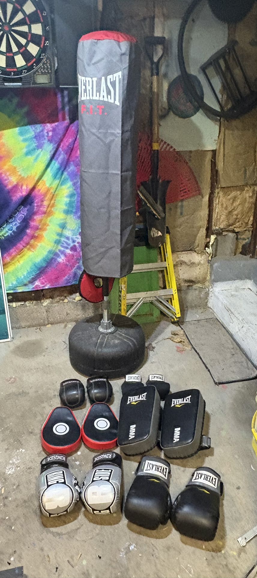 Punching Bag* & Various Gloves