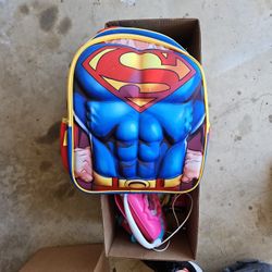 New Superman Kids Backpack 