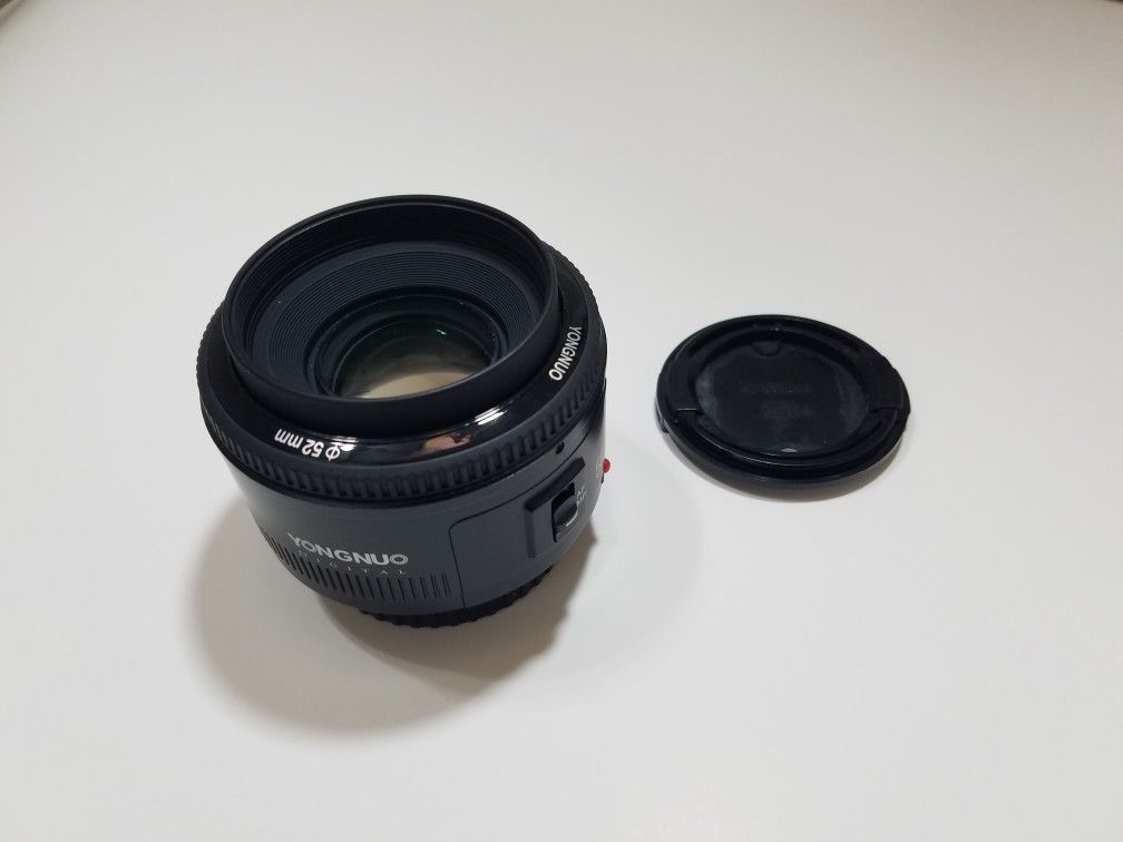 Yongnuo 50mm f 1.8 Canon EF Lens