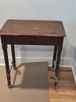 Rustic writing desk.