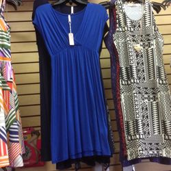 Blue dress