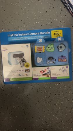 myFirst Instant Camera Kids Toy Gift Bundle + 400 Sheets & Case