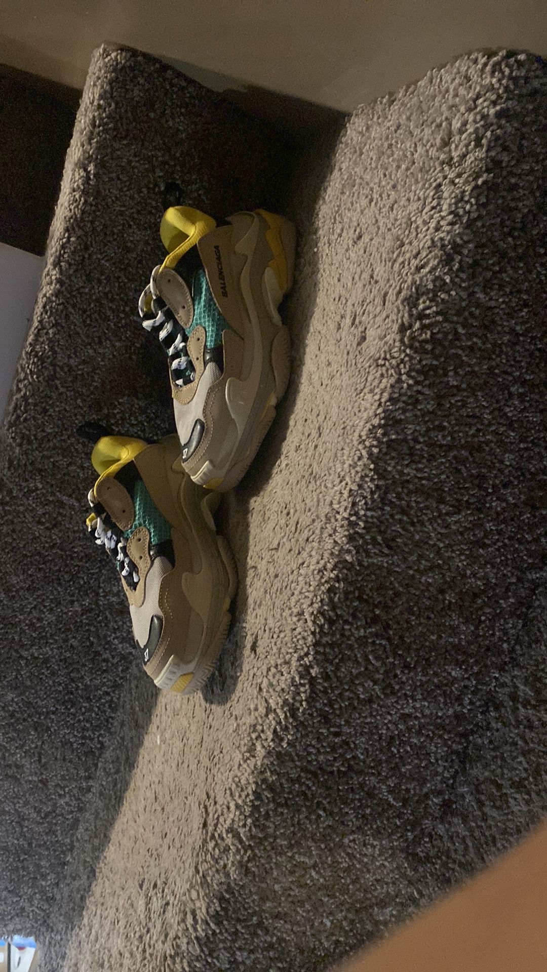 Balenciaga Green And Yellow Size 37