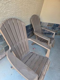 2 Adirondack Chairs
