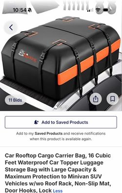 Asinking Rooftop Cargo Carrier Bag