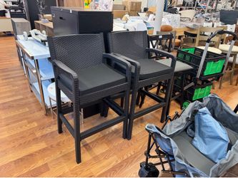 Outdoor Bar Stools Set of 2
