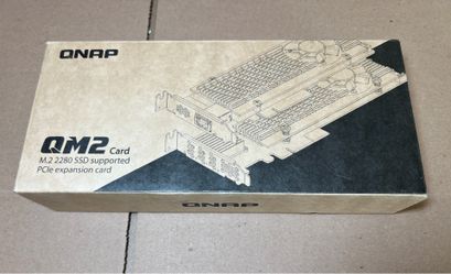 QNAP QM2-4P-384 M.2 PCIe SSD Expansion Card