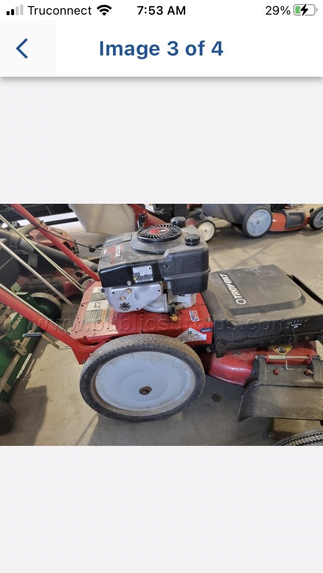 High Wheel Mower (Troy Built)