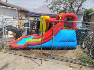 Small kids jumpland bouncer water slide