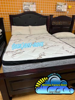 Royal touch Queen mattress and box spring bed set Colchon y tambor