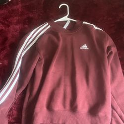 Adidas Burgundy Sweater 