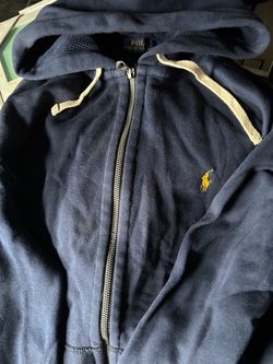 Polo Ralph Lauren Full-Zip Navy Hoodie Size M