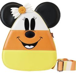 Loungfly Candy Corn Mickey And Minnie backpack