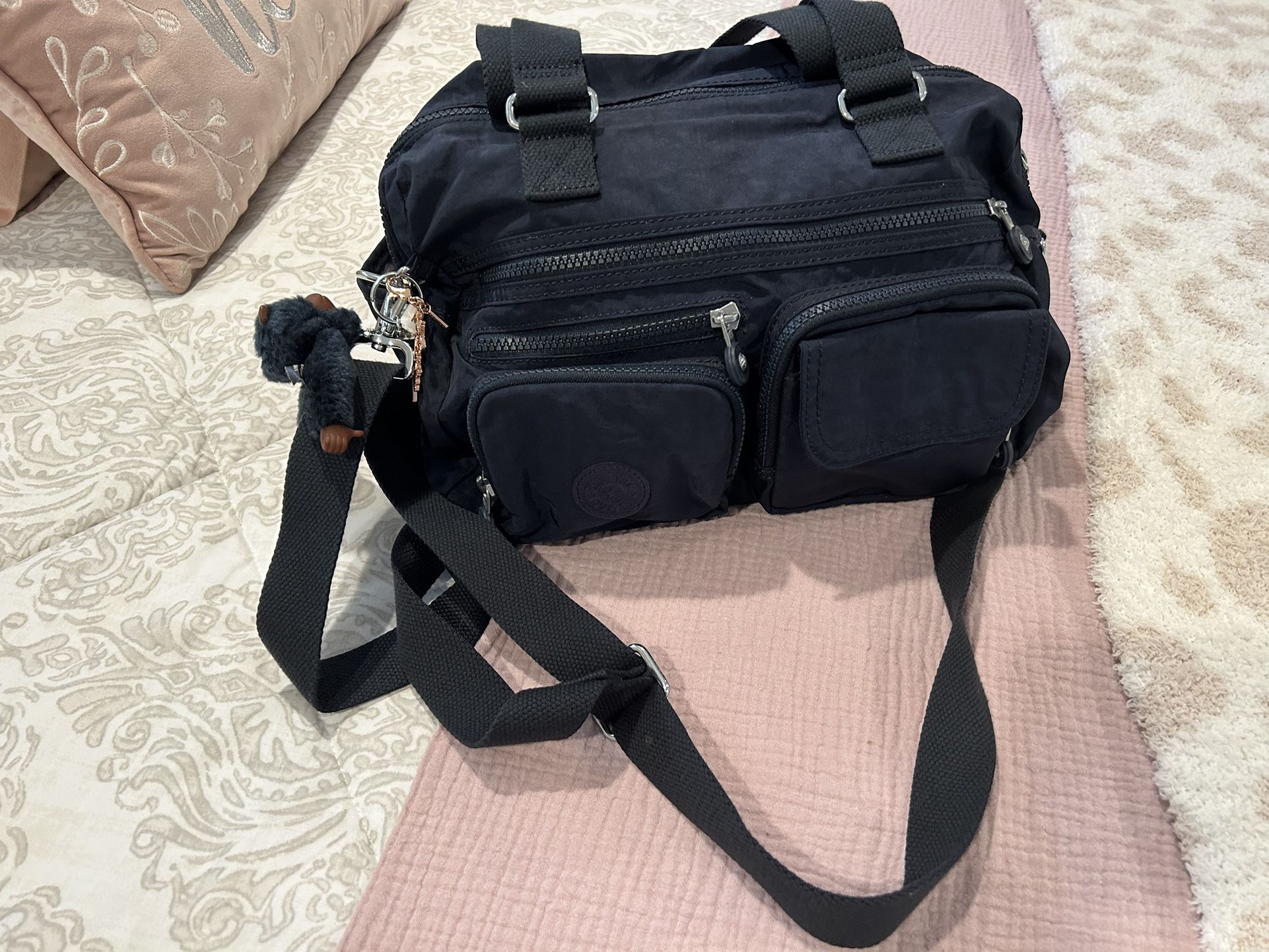 Kipling Defea Navy Handbag Crossbody 