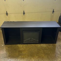 Tv stand/heater fire place