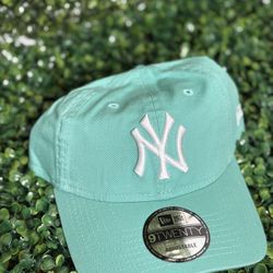 NEW YORK YANKEES PALE AQUA NEW ERA 9TWENTY CAP