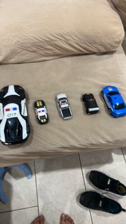5 pack police car set