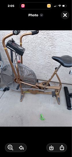 Vintage Fan Bike Air Resistance Exercise Bike