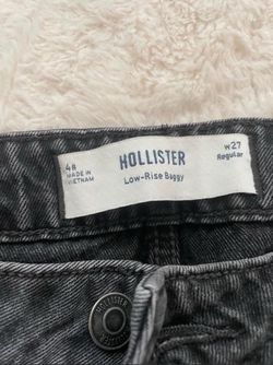 Hollister black low rise jeans
