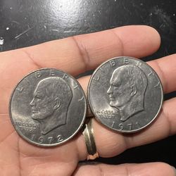 2  ONE DOLLAR COINS FOR SALE BOTH $58 
