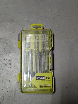 RYOBI Masonry Drill Bit Set (12-Piece) – New