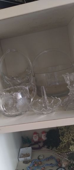 Crystal dishes