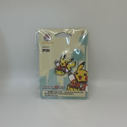 Pokemon Center World Championships 2025 Anaheim Varsity Pikachu Pin