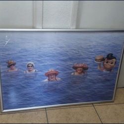 THE BIG BOY WITH THE LADIES PICTURES PRINT FRAME