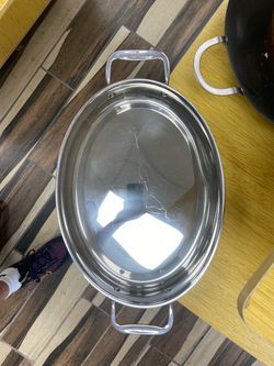 All-Clad Stainless Steel Oval Roaster