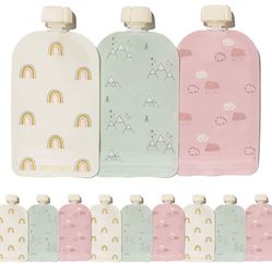 Reusable Squeeze Pouches - 12 Pack - New