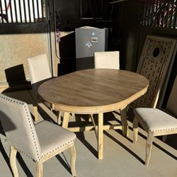 5ft Wide Dining Room Table With Chairs 