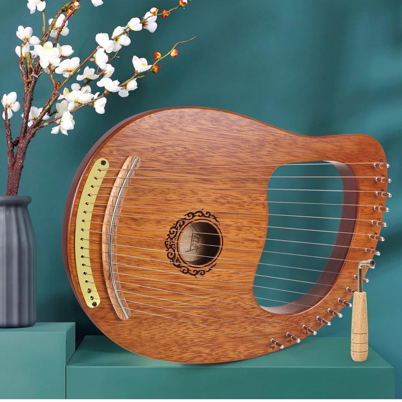 16 METAL STRING HARP