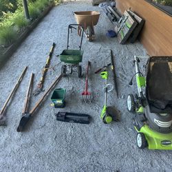Collection Of Tools And Home Equipment 