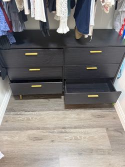 Wooden dresser 47” x 16”x 30”