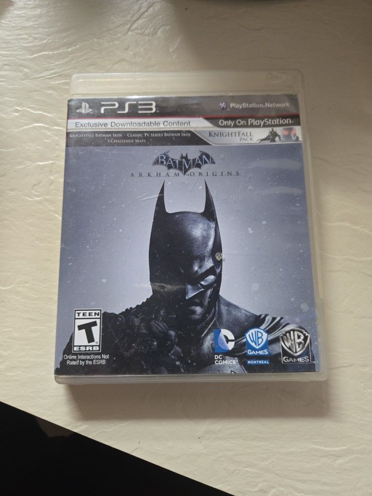 PS3 BATMAN ARKHAM ORIGINS GAME