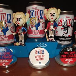 Harley Quinn soda cans