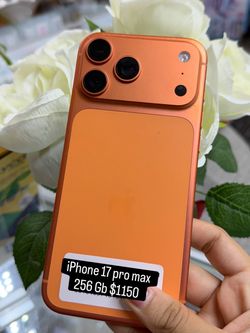 Unlocked- iPhone 17 Pro Max 256 Gb and clean imei
