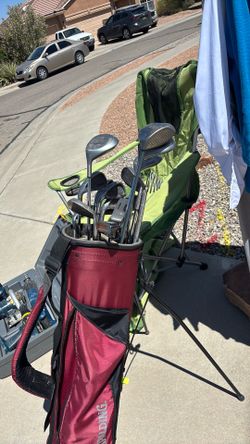 Golf clubs left handed