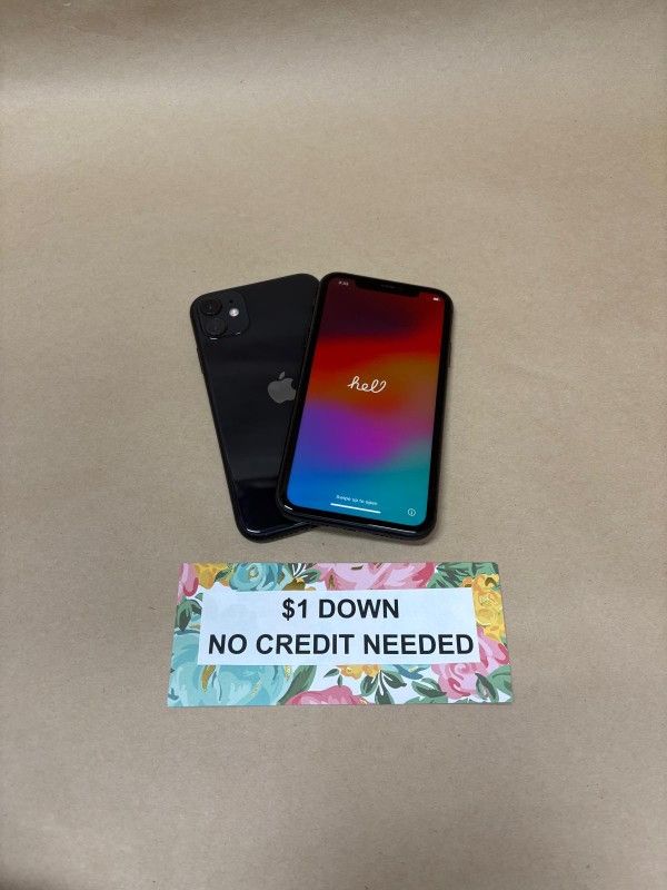 Apple IPhone 11 5G - Only $1 Today Pay The Rest Later!