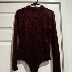Red Cheetah Bodysuit