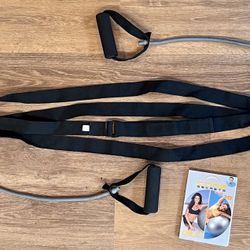 Gunnar Peterson Core Secrets - Give Me 20 (DVD) & Resistance bands (accessory for exercise ball, BALL NOT INCLUDED)