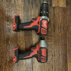 Milwaukee M18 Hammer Drill and Impact Driver 