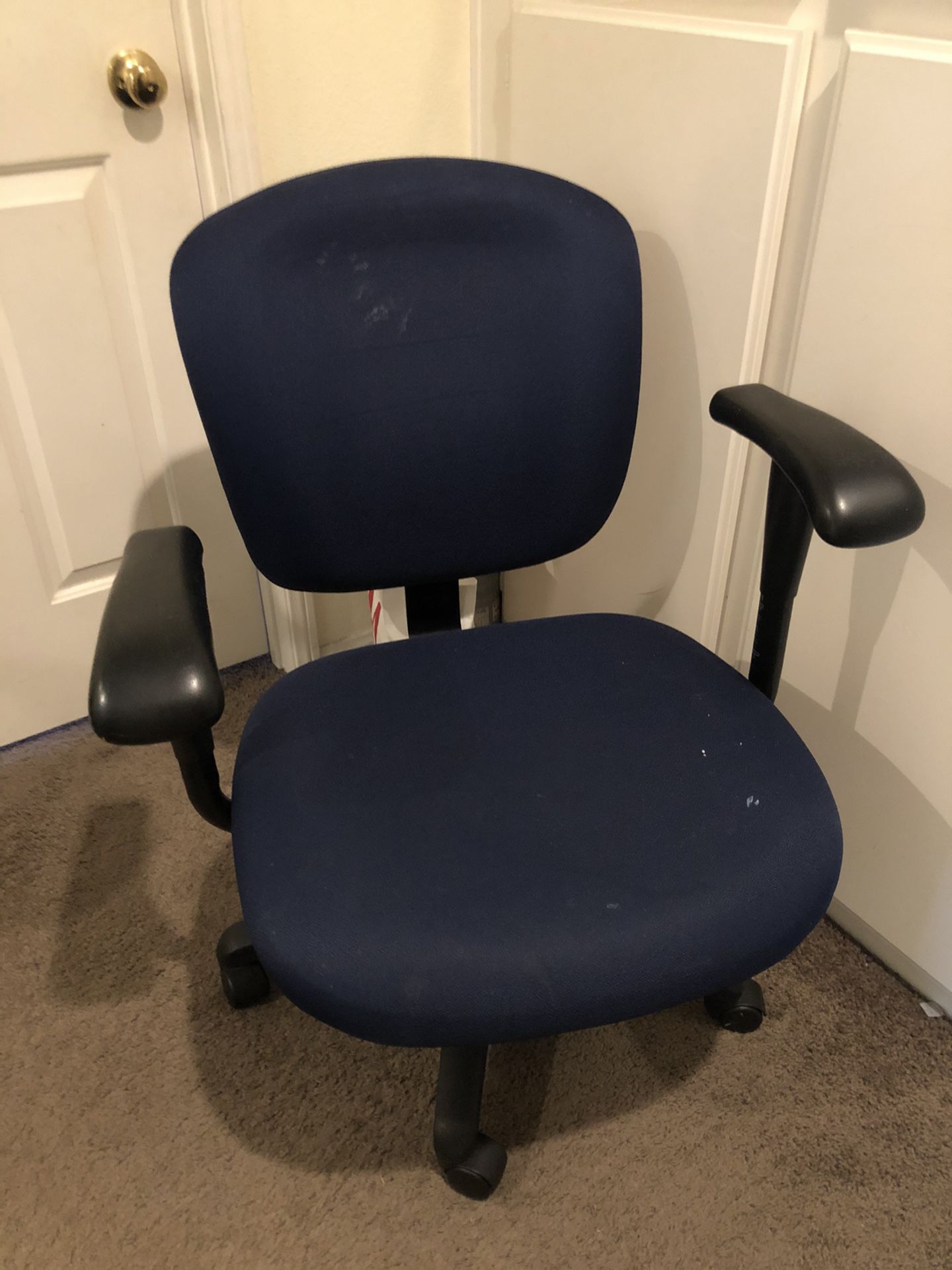Blue Adjustable Office Chair